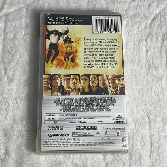 Once upon a time in Mexico umd video format psp - Picture 2 of 3